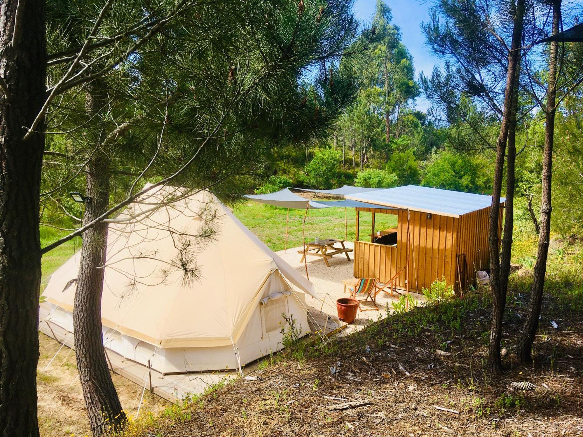 Tente Glamping Nature Et Ocean, Rogil Exterior foto